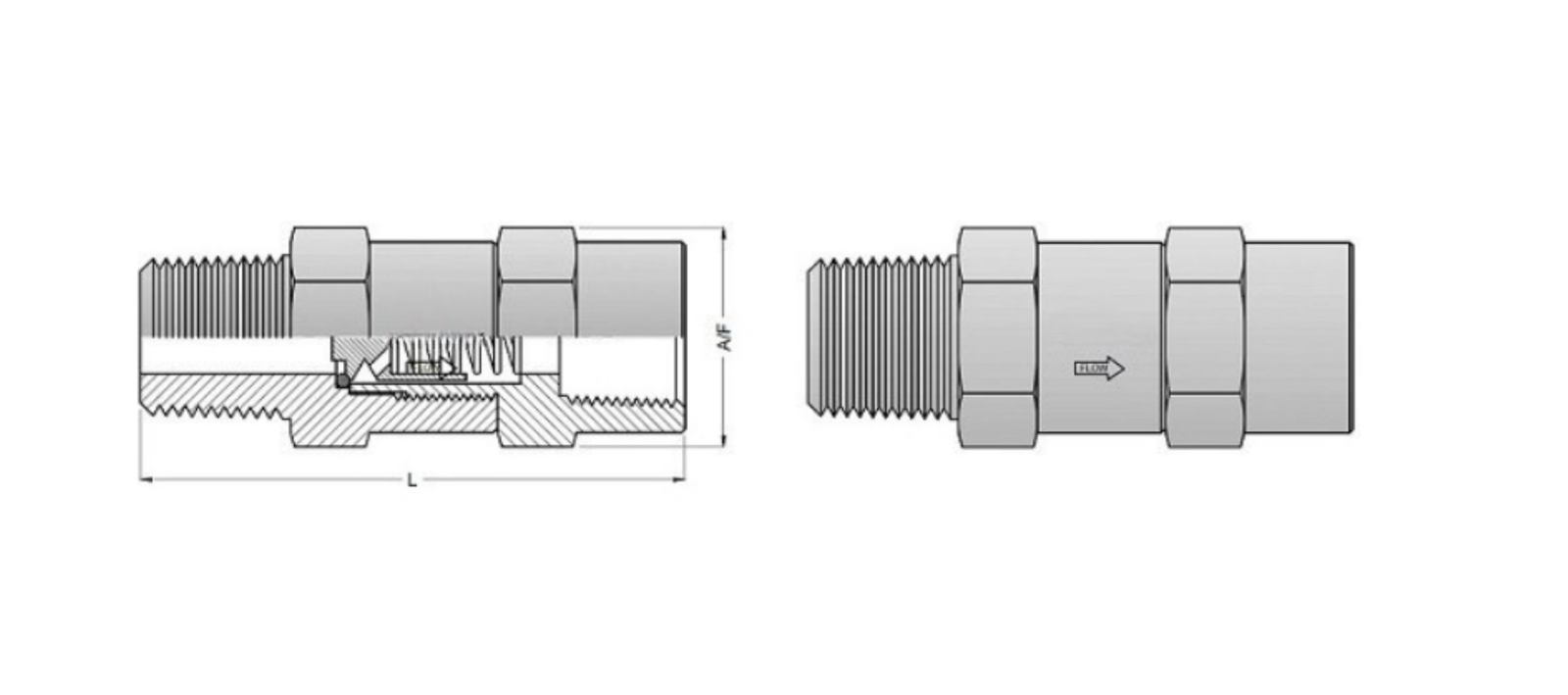 Pipe Gauge 90° Syphon Main View